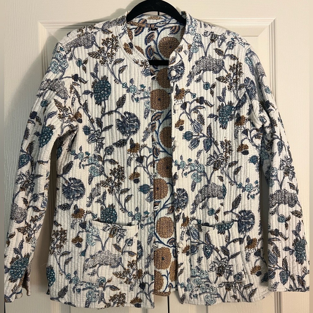 Floral Patterned Women's Jacket